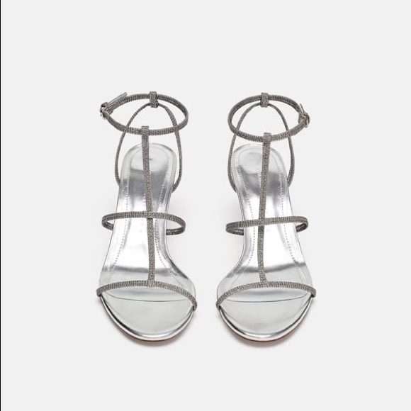 thin strap black sandals